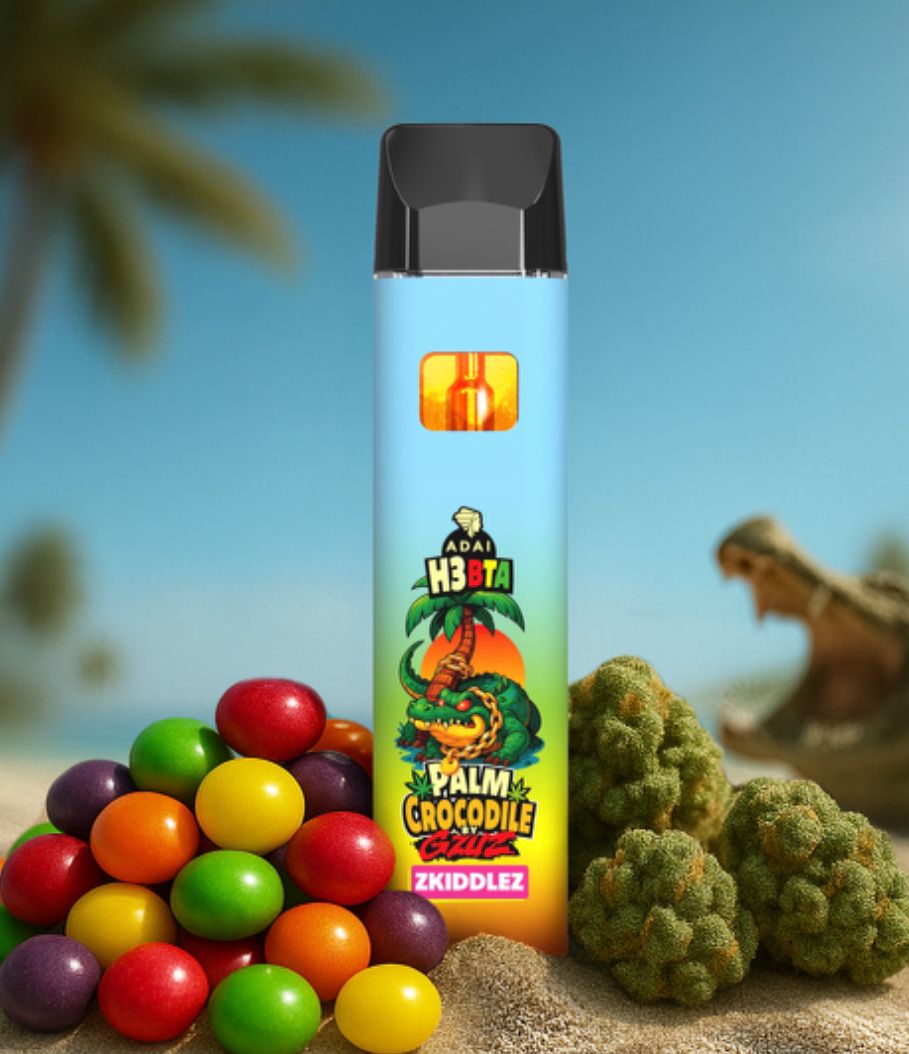 Palm Crocodile H3BTA Vape - Zkiddlez 1ml - My Candytown