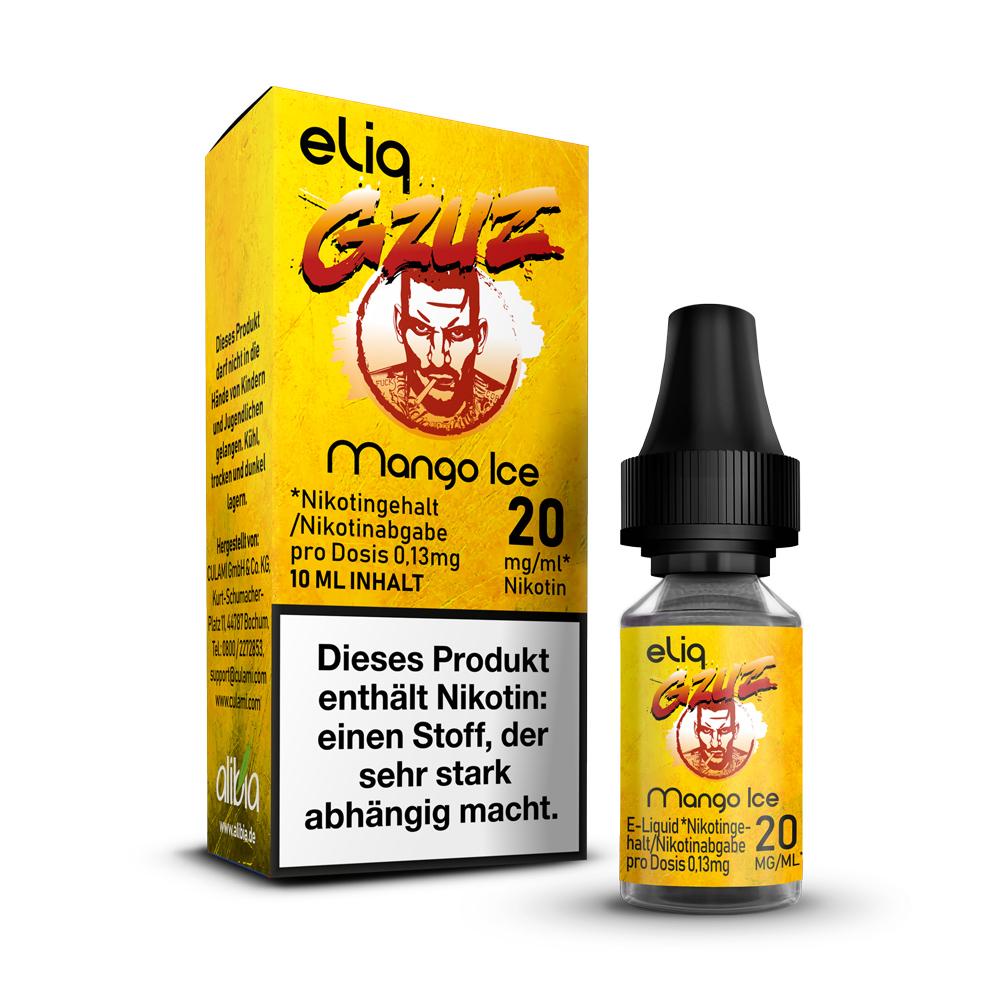 GZUZ Mango Ice NicSalt Liquid 10ml / 20mg - My Candytown