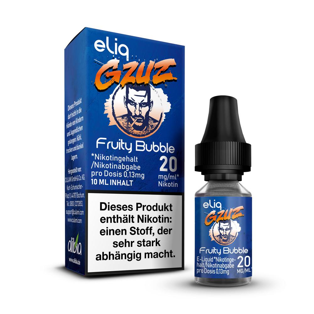 GZUZ Fruity Bubble NicSalt Liquid 10ml / 20mg - My Candytown