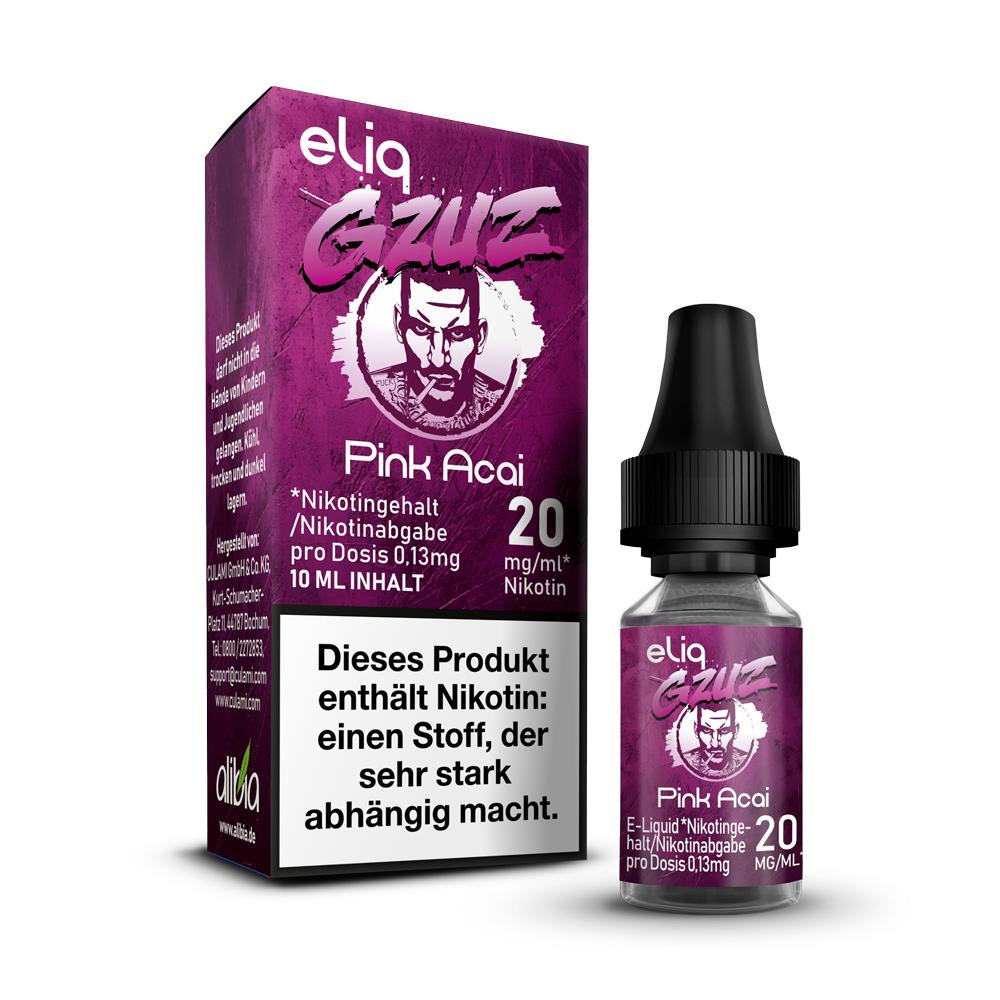 GZUZ Pink Acai NicSalt Liquid 10ml / 20mg - My Candytown