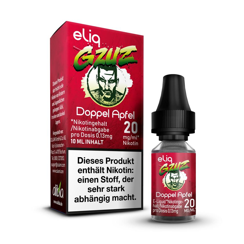 GZUZ Doppel Apfel NicSalt Liquid 10ml / 20mg - My Candytown