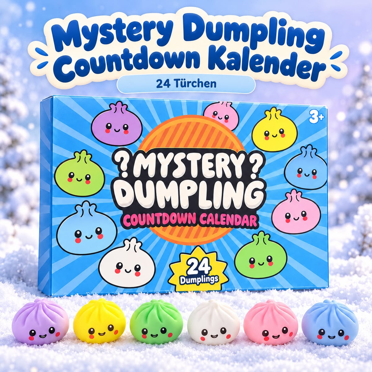 Mystery Dumpling Countdown Calendar – 24 Türchen
