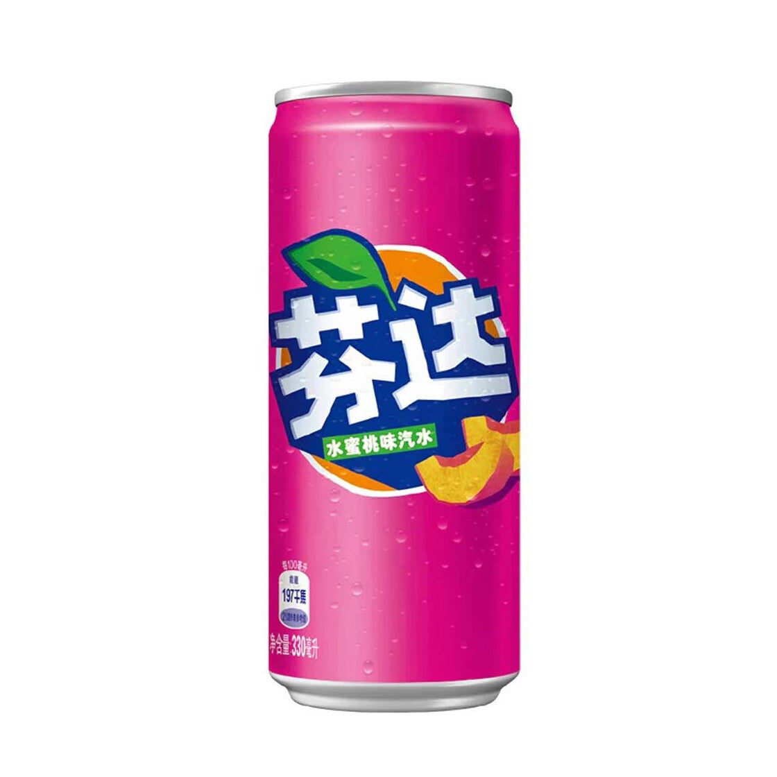 Fanta Peach China 330ml Fat Can