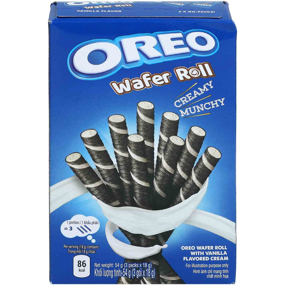 Oreo Wafer Roll Vanilla 54g