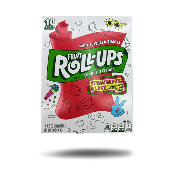Fruit Roll-Ups Strawberry Blast 10-Pack (141g) mhd 10/25