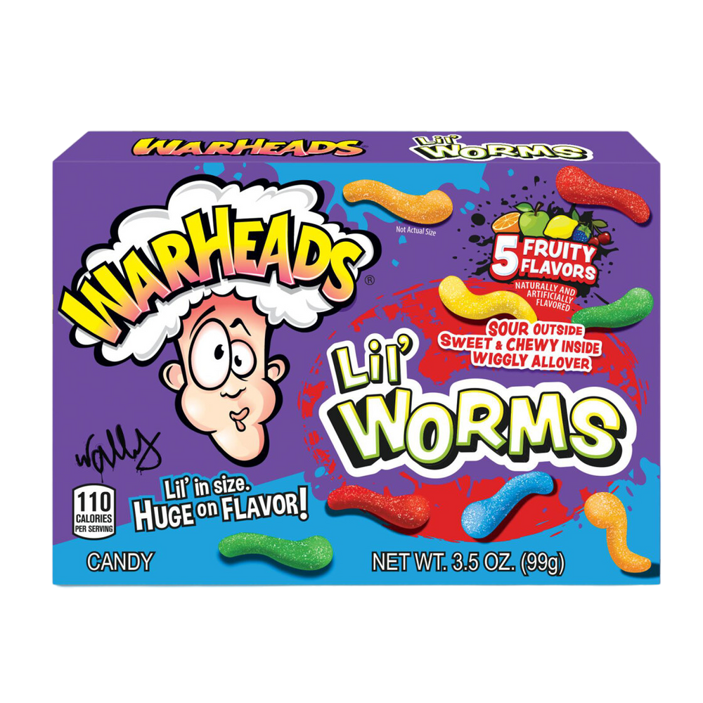 Warheads Lil' Sour Worms 99g